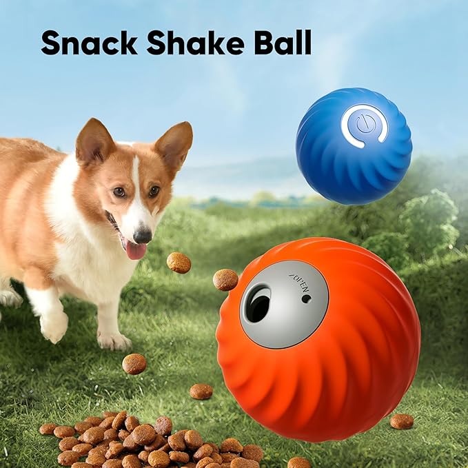 Interactive Dog Toys for Small Dogs – Peppy Pet Ball & Active Rolling Puppy Toys to Keep Them Busy, Daily Training Interactive Puppy Toys Treat Dispensing Puzzle for All Dogs