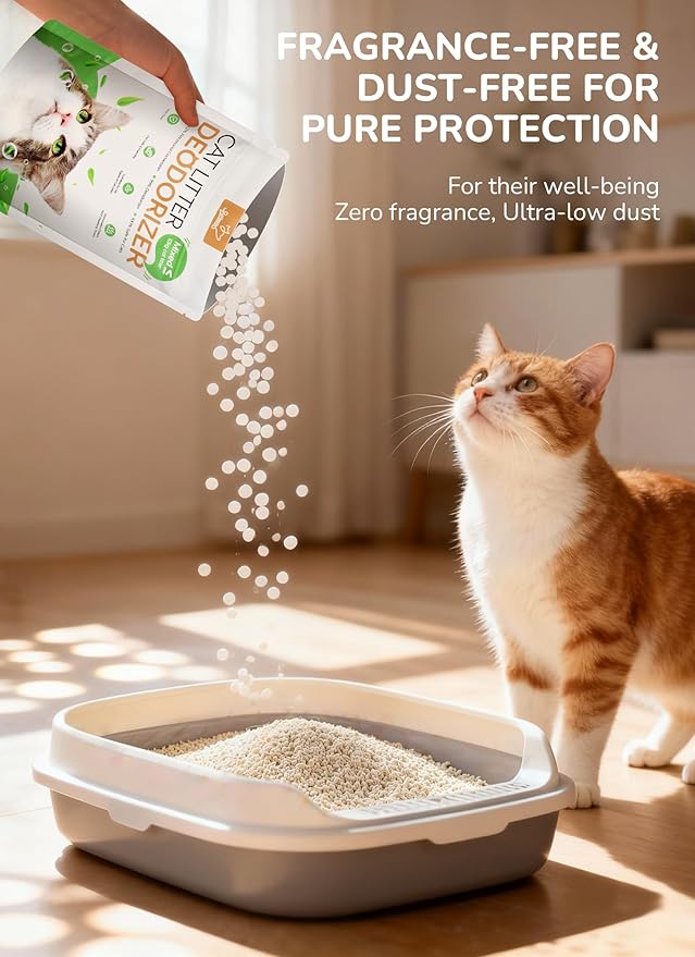 Litter Box Deodorizer, Pet Odor Eliminator, Cat Toilet Tray Smell Control Remover, Exclusive for L7 Pro / L7 Ultra / L8 Max / L8 Ultra Cat Litter Box (Pack of 3)