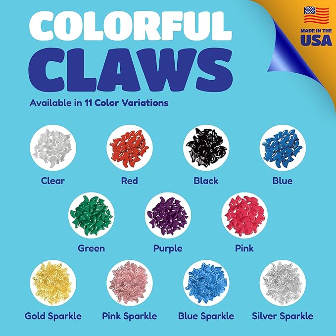 Feline Soft Claws Nail Caps Med Black