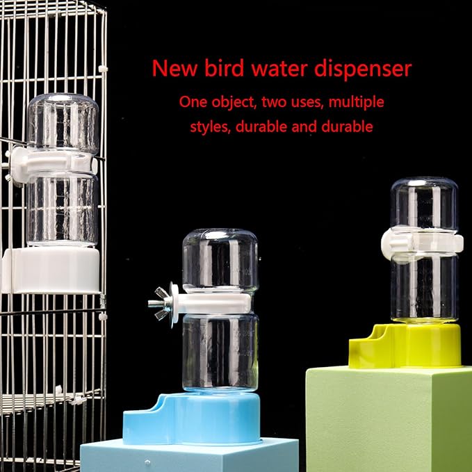 Automatic Bird Water Dispenser Waterer Feeder Bottles Drinker Container Small Birds Cage Accessories Waterer