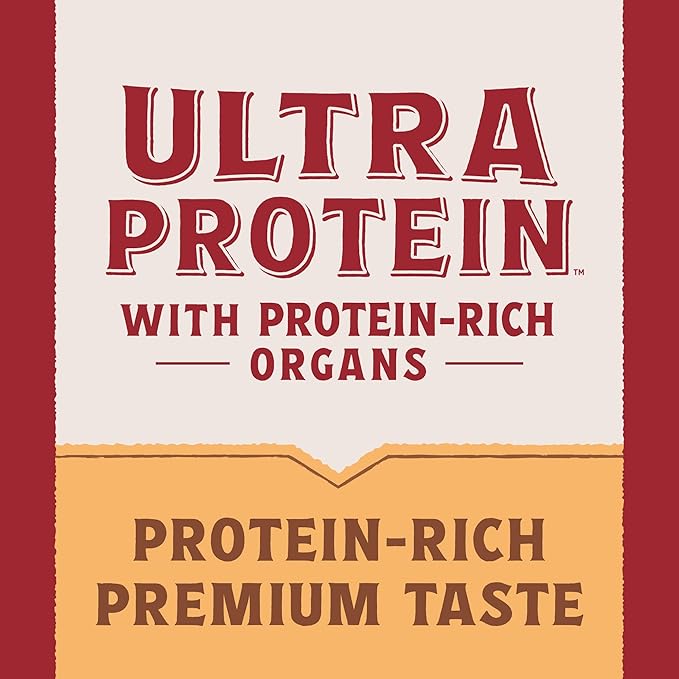 Natural Balance Ultra Protein Wet Cat Food Pate, Real Duck Recipe with Protein-Rich Organs for Cats, Pate Cat Food with High Protein - 2.8 oz. (Pack of 24)
