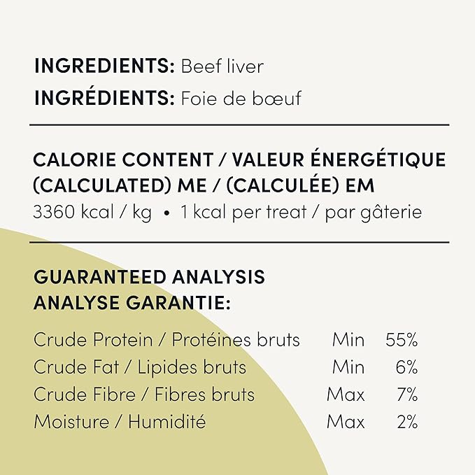 Crumps Naturals Freeze Dried Cat Treats Beef 1.05oz, Cat Treats