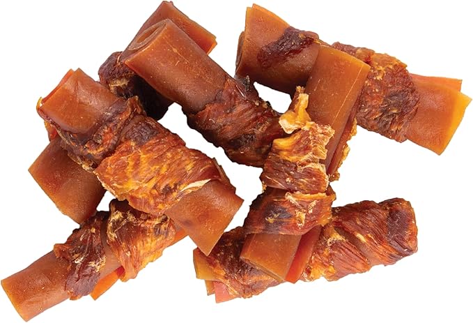 SmartBones Mini Chicken-Wrapped Sticks for Dogs with Real Peanut Butter, Rawhide-Free Dog Chew, 15 Count (Pack of 3)