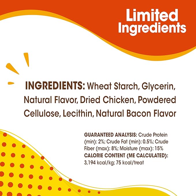 Nylabone Nubz Natural Dog Chew Treats,Chicken Flavor Pet Dental Chews for Small Dogs,Longer-Lasting Dog Bones Made in USA - Up to 30 lbs.,16 Count (Pack of 4)