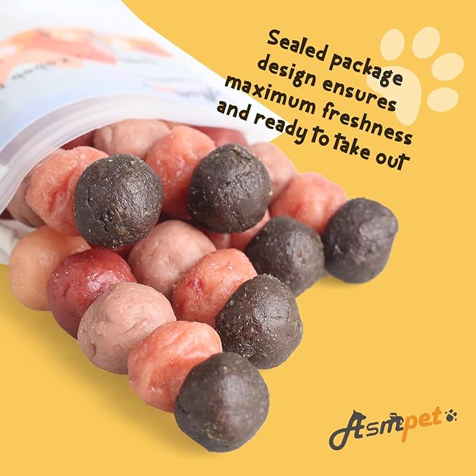 Dog Treats Chews, Multi-Flavor Dog Kabob Snacks, Made with Chicken, Duck, Salmon, Rabbit and Beef, Rawhide Sticks for Dogs