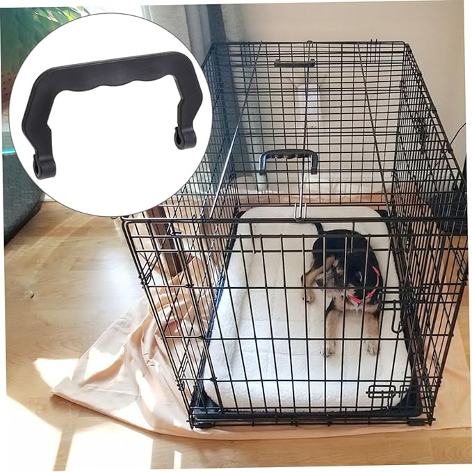 BESPORTBLE 12pcs Plastic Replacement Handles for Pet Crates Ergonomic Detachable Design for Easy Carrying and Storage Versatile Use for Birdcages and Cat Carriers