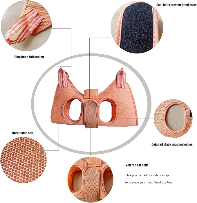 Cat and Dog Grooming Hammock with Safety Belt for Nail Clipping、Grooming,Cat Bathing Bag for cat Nail Trimming,Cat Claw Care Bag, Dog Grooming Harness（S,Be Sure to Check The Size Chart）