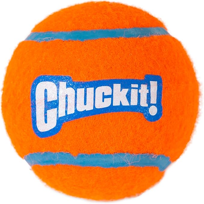 Chuckit! Dog Tennis Ball Dog Toy, Large (3 Inch Diameter) for dogs 60-100lbs, Pack of 1