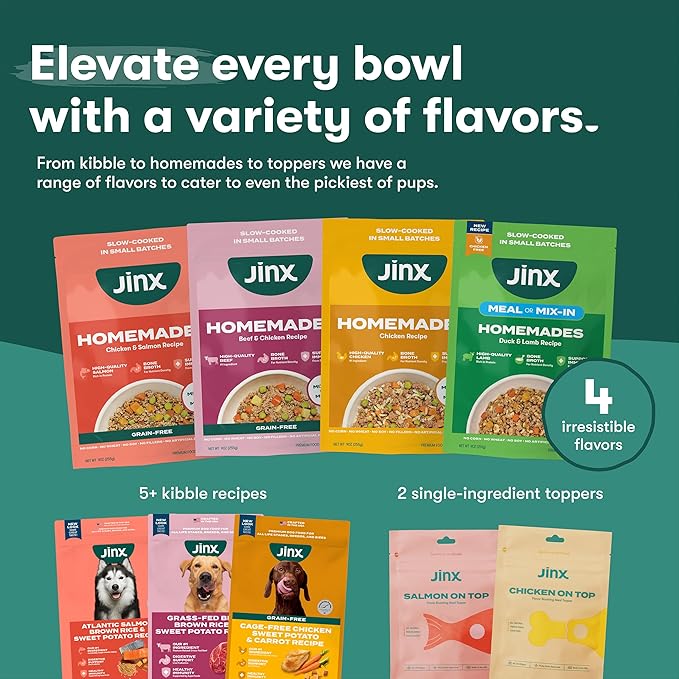 Jinx Premium Grain-Free Dry Dog Food, for All Lifestages - Grass-Fed Lamb, Sweet Potato & Carrot Dog Food with Superfoods for Immune Support & Probiotics for Digestive Support - No Fillers - 11.5lb