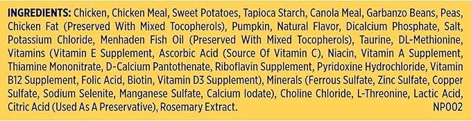 Nature's Recipe Grain Free Puppy Dry Dog Food, Chicken, Sweet Potato & Pumpkin Recipe, 12 lb. Bag