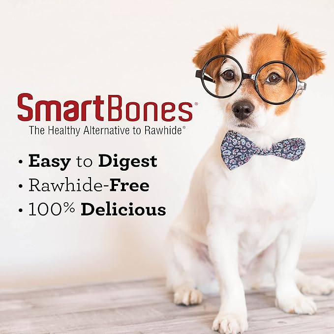 SmartBones No Artificial Colors or Preservatives Pretzel-Style Chews, Treat Your Dog to a Fun Shapped Rawhide-Free Chew 8 Count (Pack of 1)