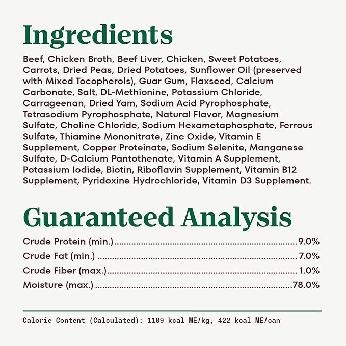 Nutro Natural Choice Premium Loaf Canned Dog Food, Adult Wet Dog Food Beef Recipe 12.5 oz. cans (12 Count)