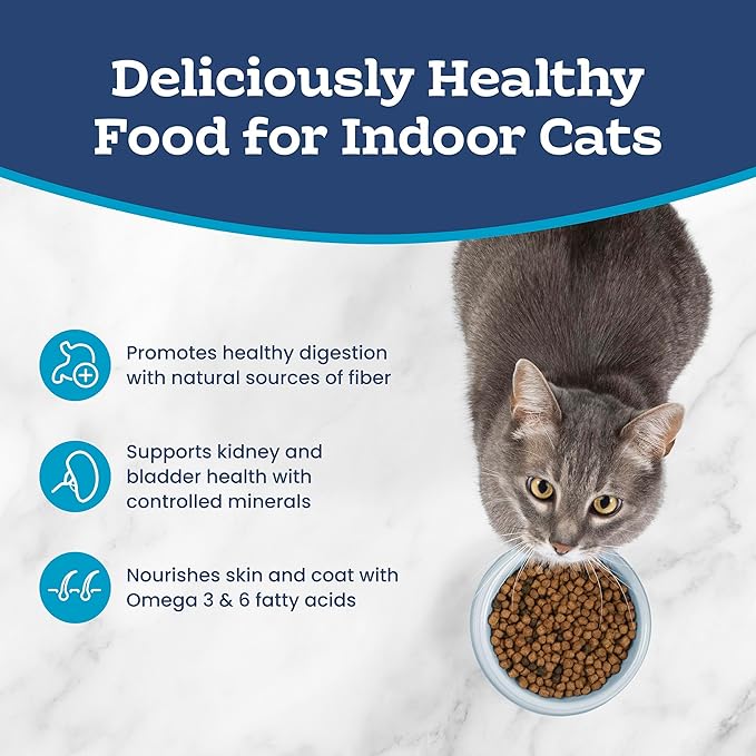 Blue Buffalo Tastefuls Natural Dry Food for Adult Cats, Sensitive Stomach, Chicken & Brown Rice Recipe, 15-lb Bag