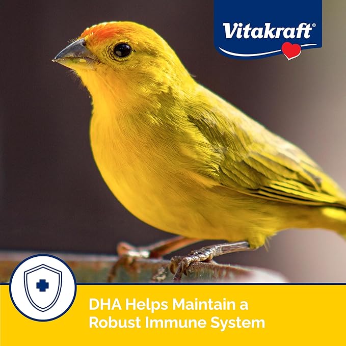 Vitakraft Menu Canary And Finch Food Mix - Nutrient-Rich With Probiotics DHA Omega 3 And Omega 6 - Vibrant Seeds And Grains - Resealable 2.5 lb Bag