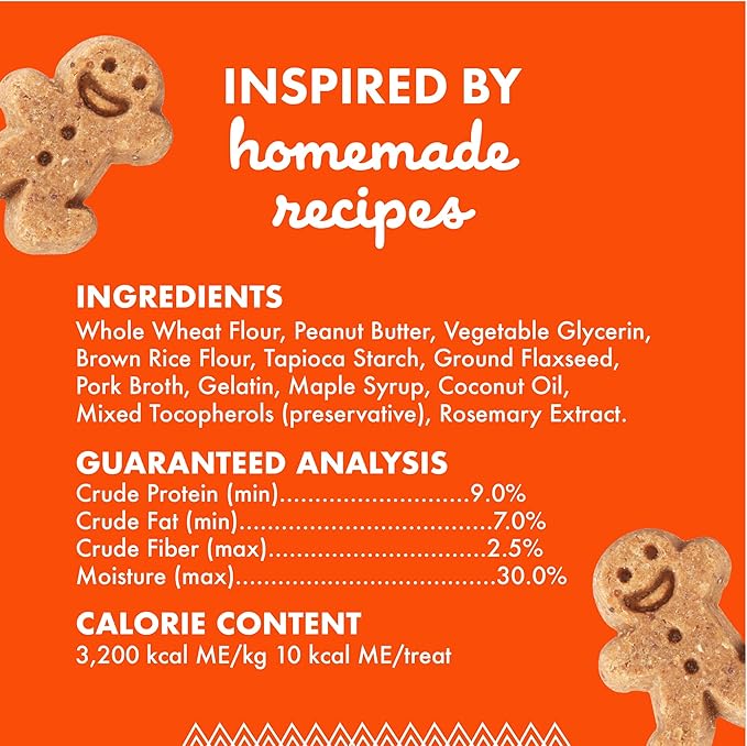 Buddy Biscuits 8 oz Bag of Softies Soft & Chewy Dog Treats, Made with Peanut Butter 8 oz