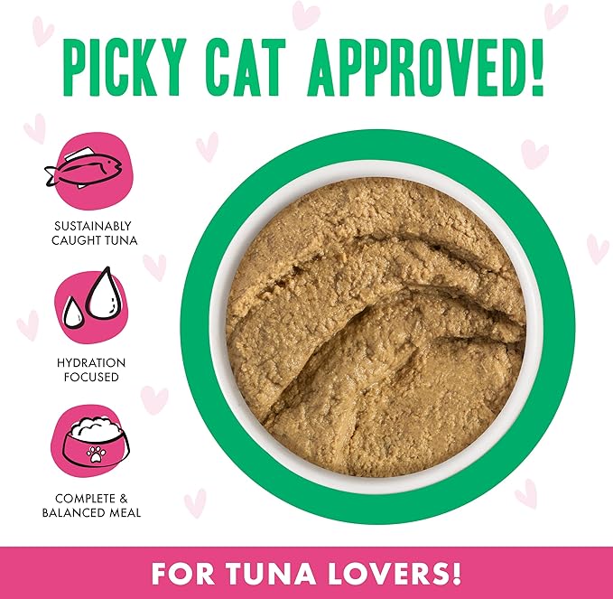 Weruva B.F.F. Play - Best Feline Friend Paté Lovers, Aw Yeah!, Tuna & Turkey Totes! with Tuna & Turkey, 3oz Pouch (Pack of 12)