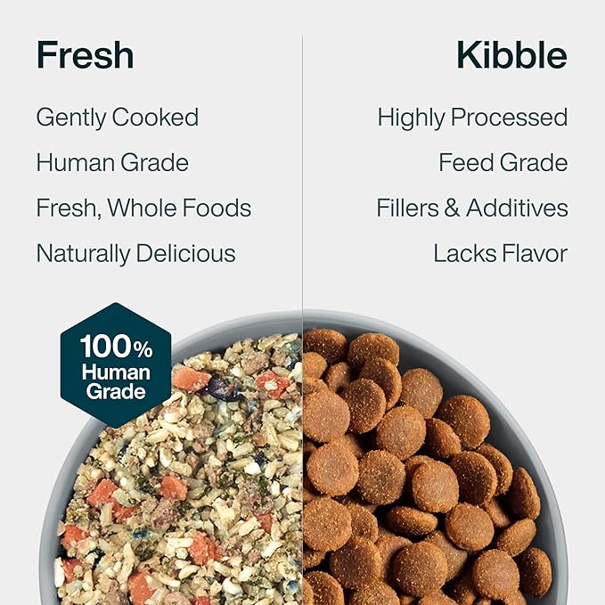Just Food For Dogs Vet RX Frozen Fresh Prescription Dog Food, Human Grade, Vet Recommended Fresh Pet Meal or Toppers, Limited Ingredient, Prescription Diet, Renal Support 18 oz - 21 Pack