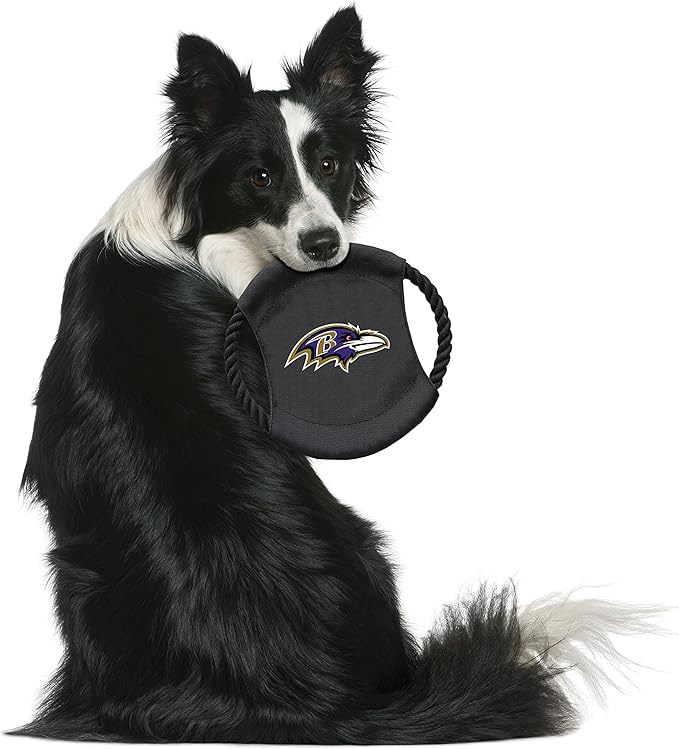 Littlearth NFL Unisex NFL Sock Monkey and Flying Disc Pet Toy Combo Set