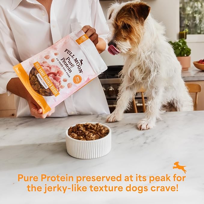 Full Moon Pure Protein Air Dried Dog Food Ranch Raised Beef Recipe 2lb