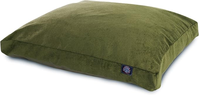 Majestic Pet Villa Rectangle Dog Bed Washable – Non Slip Comfy Pet Bed – Crate Bed with Removable Washable Cover – Kennel Bed for Sleeping, Polyester Fiber, Medium, Fern