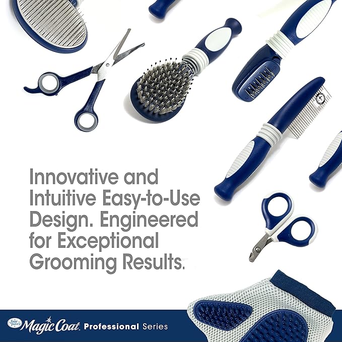 Four Paws Magic Coat Professional Series Love Glove Silicone Cat Grooming Mitt, Deshedding & Dematting, 1 Count