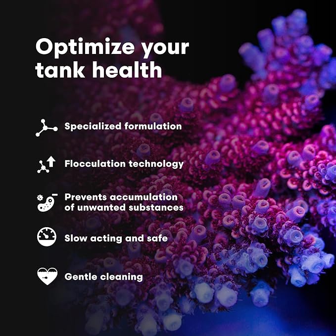 Brightwell Aquatics - Razor Marine - Unique Systemic Fish Tank Cleaner for Marine Aquariums - Aquarium Water Treatments, 16.9 fl oz