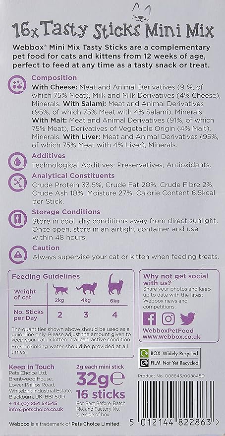 Webbox Cats Delight Mini Mix (Pack of 16)