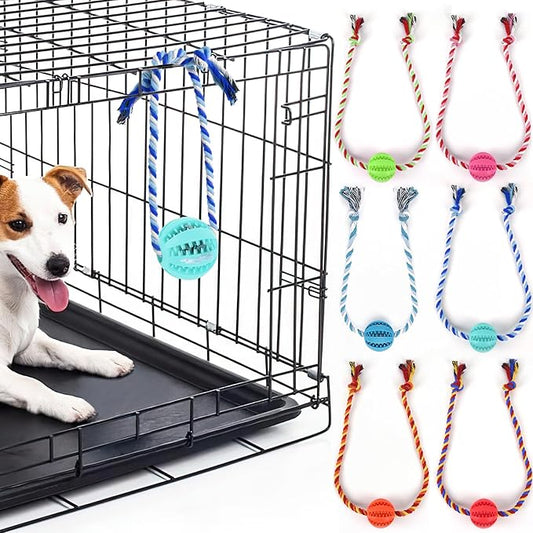 Interactive Dog Toys, Crate Training Aids for Puppies, Reduce Stress Anxiety Peanut Butter Dog Food Treat Dispenser Toys(Light Blue)