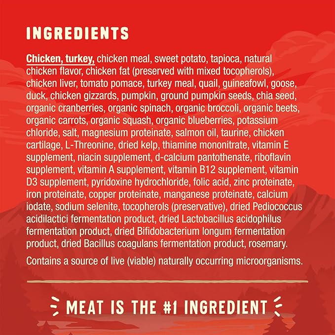 Stella & Chewy's Wild Red Dry Dog Food Raw Coated High Protein Grain & Legume Free Prairie Recipe, 3.5 lb. Bag (Pack of 2)