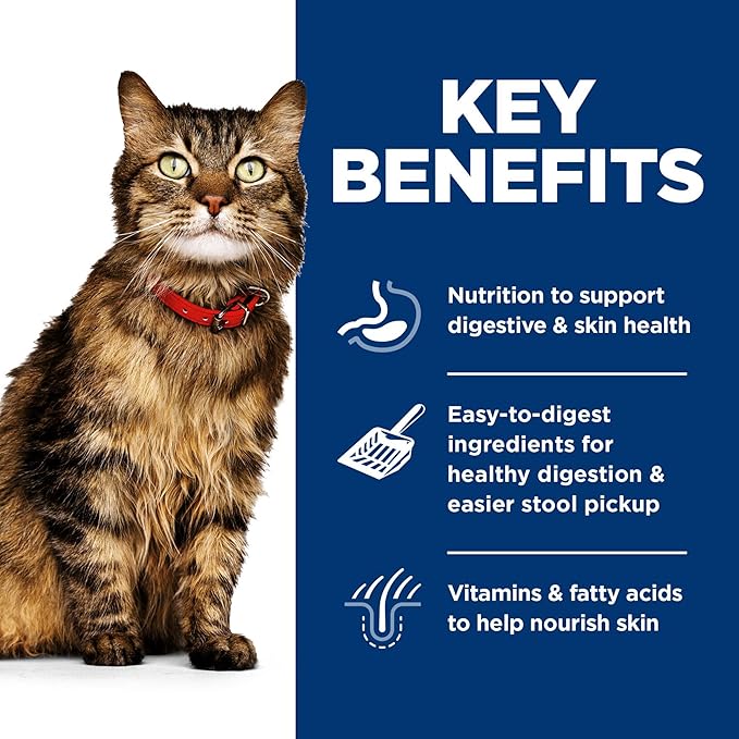 Hill's Science Diet Adult Sensitive Stomach & Skin Wet Cat Food Variety Pack, Tuna & Vegetable, Chicken & Vegetable, 2.9 oz. Cans, 12-Pack