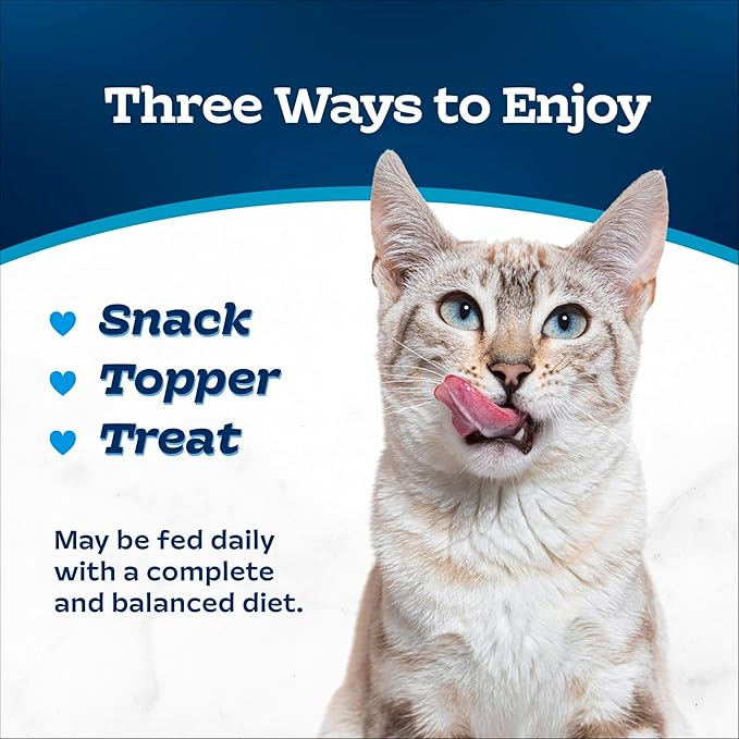 Blue Buffalo Tastefuls Purées with Tuna, Natural Cat Food Complement, Resealable Twist Cap Pouches, 3-oz (12 Count)