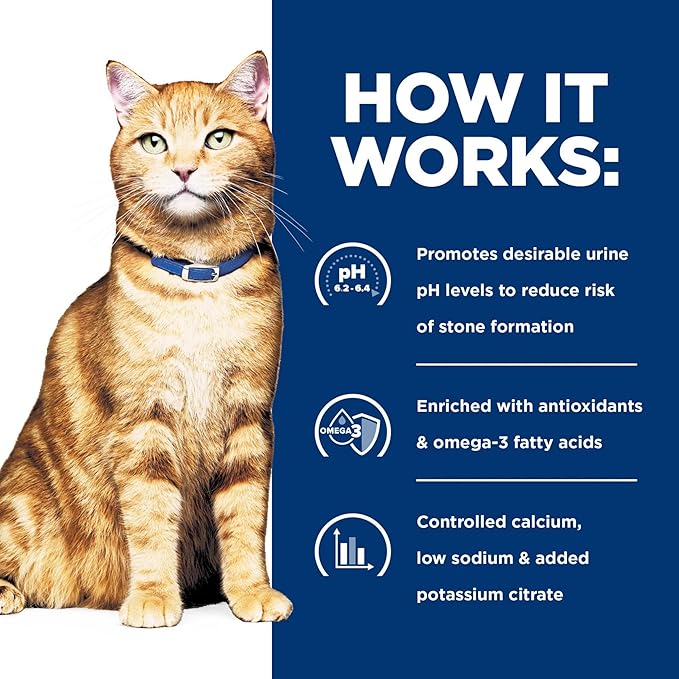 Hill's Prescription Diet c/d Multicare Urinary Care Wet Cat Food, Ocean Fish, 5.5 oz. Cans, 24-Pack