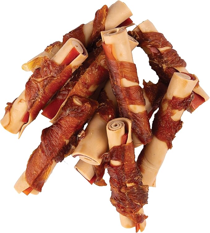SmartBones Mini Chicken-Wrapped Sticks with Real Chicken and Vegetables, Rawhide-Free Chew for Dogs, 15 Count