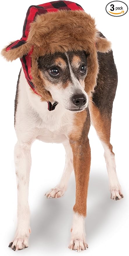Rubies Trapper Hat Pet Hat for Dogs or Cats, M/L