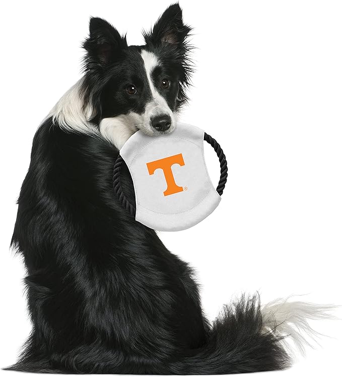 Littlearth NCAA Unisex NCAA Sock Monkey and Flying Disc Pet Toy Combo Set