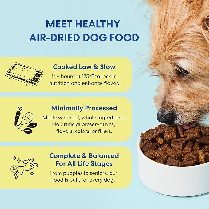 The Pets Table Chicken & Sweet Potato Air Dried Dog Food, 3 lb / 48 oz (Pack of 2)