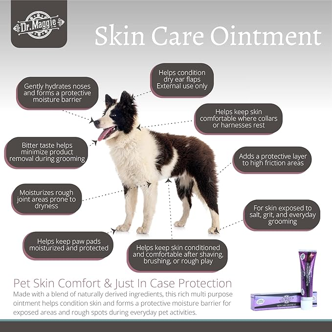 Dr. Maggie Skin Care Ointment for Dogs and Cats | Soothing Skin Support for Minor Irritated Areas | 30g/1 oz
