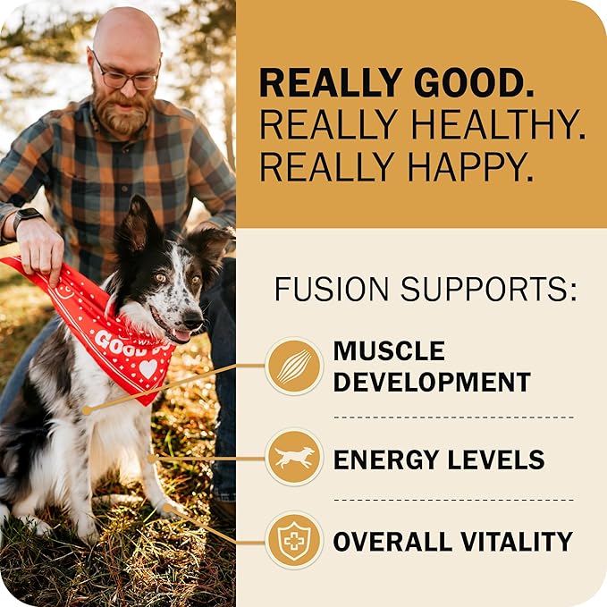 Redbarn Powerfood Fusion Air Dried Kibble Blend – Whole Grain Sky Chicken Recipe – Made in USA Dry Dog Food for All Lifestages with Superfoods, Prebiotics, Postbiotics - 20lb Bag
