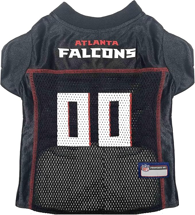 Pets First NFL Atlanta Falcons Dog Jersey, Size Small, Football Shirt Costume for Pet, Dog Sports T-Shirt, NFL Team Clothing for Cats, Licensed Pet Apparel Available in 7 Sizes and 32 Teams