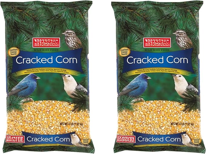 Cracked Corn Wild Bird Food 4lb Pack of 2