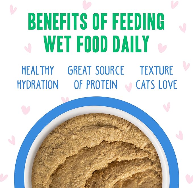 Weruva B.F.F. Play - Best Feline Friend Paté Lovers, Aw Yeah!, Tuna & Chicken Chill Out with Tuna & Chicken, 3oz Pouch (Pack of 12)
