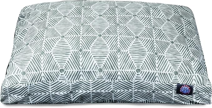 Majestic Pet Charlie Gray Large Rectangle Pet Bed