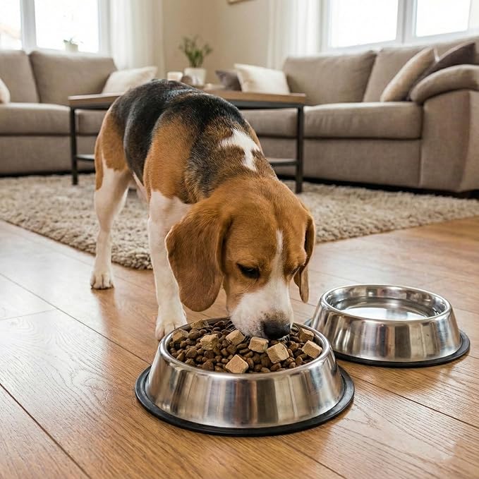 Fieldcrest Farms Freeze-Dried Raw Lamb & Chicken Dog Food Toppers or Treats, All Natural, Real Ingredients, No Additives or Fillers, Protein & Flavor Boost, 12 oz