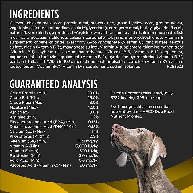 Pro Plan Veterinary Diets Purina NC NeuroCare Canine Formula High Protein Dog Food - 11 lb. Bag