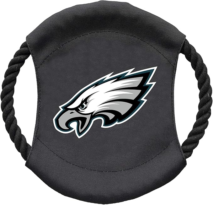 Littlearth NFL Unisex NFL Sock Monkey and Flying Disc Pet Toy Combo Set