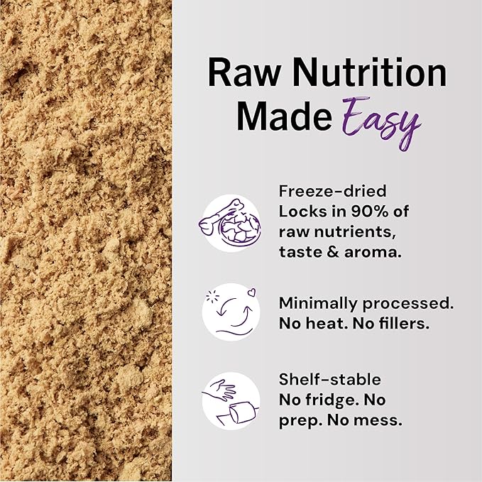 Stella & Chewy's Freeze-Dried Raw Cat & Kitten Food Topper - Magical Dinner Dust - Premium Wild-Caught Salmon & Cage-Free Chicken - Grain-Free, Protein-Rich - Perfect For Picky Eaters - 7 oz