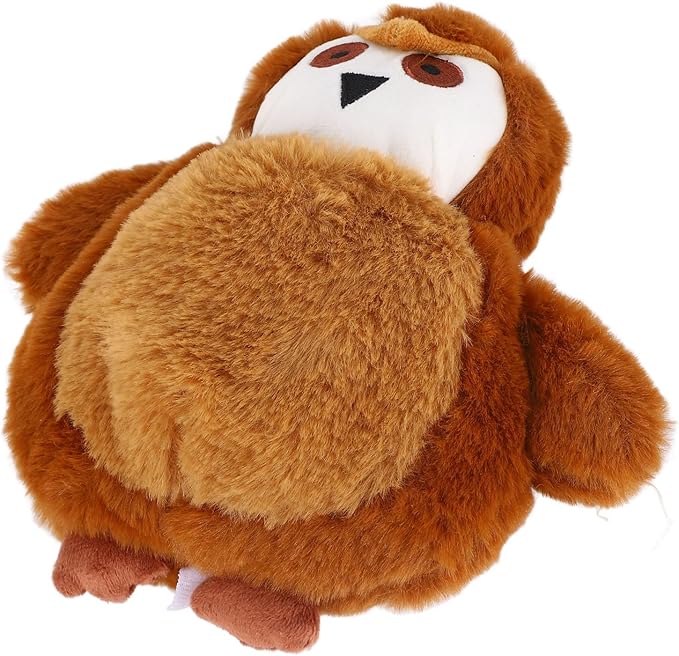 Dog Plush Toy Removable Washable Soft Interactive Dog Plush Toy Cover for Pet Supplies, Suitable for Dogs Cats, Plush Material (Brown)
