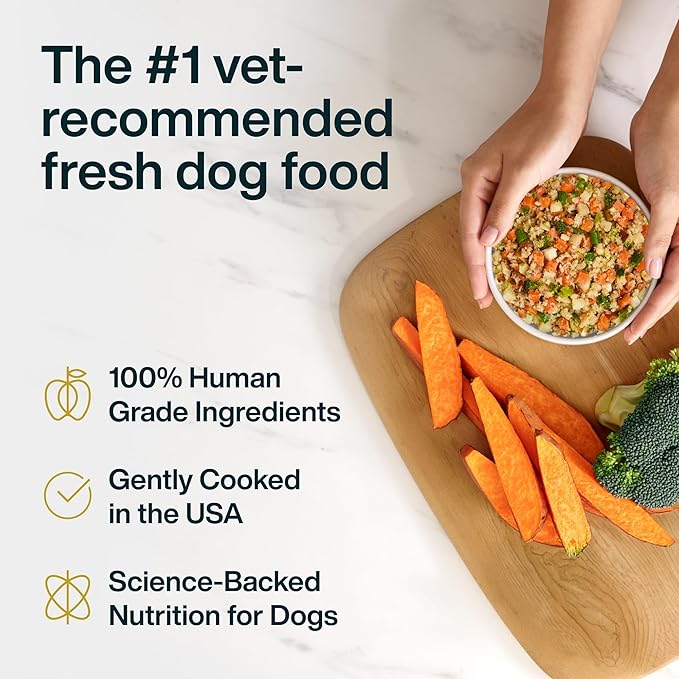 JustFoodForDogs Frozen Fresh Dog Food Toppers and Meals, Human Grade, Balanced Fresh Pet Meal or Topper, No Preservatives, Limited Ingredient Recipe, Fish & Sweet Potato 18 oz - 14 Pack