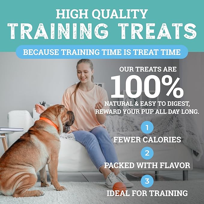 etta says! Sit Training Treats - All Natural Chicken Soft Treats for Dogs - Made in The USA - Soft & Chewy for Small, Medium & Large Dogs or Puppies - 2 Pack