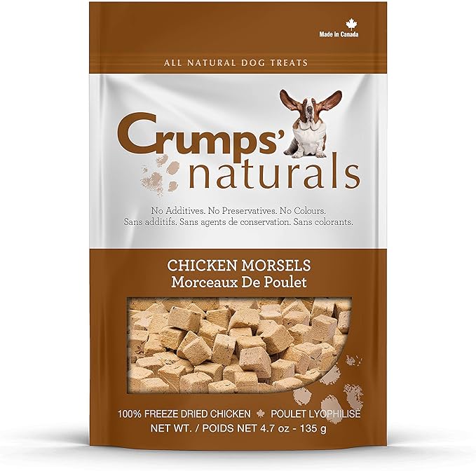 Crumps' Naturals Chicken Morsels For Pets, 4.7-Ounce